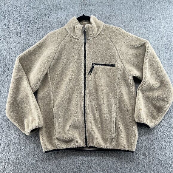 Land’s End Sherpa Fleece Jacket Size Medium - Picture 3 of 16